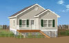 Coastal Design Collection Floor Plans, The Sandpiper, modular home open floor plan, Monmouth County, NJ.